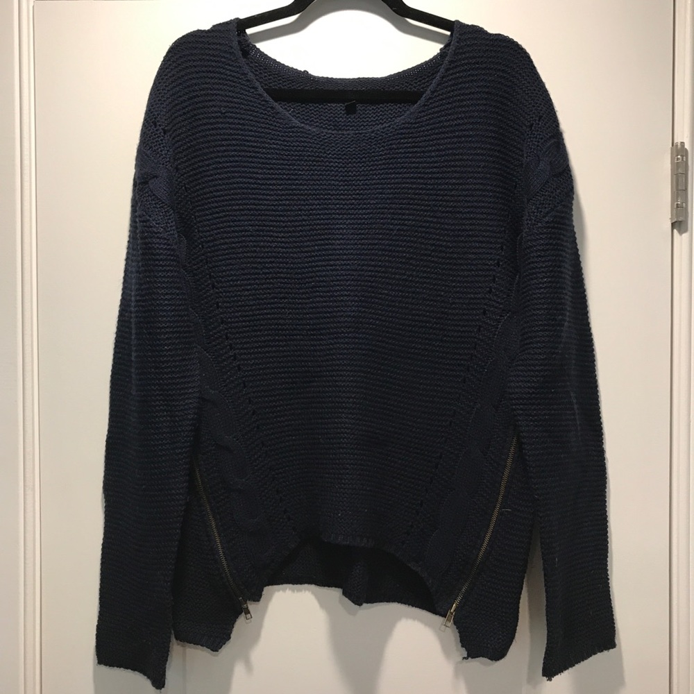 Side-Zip Sweater